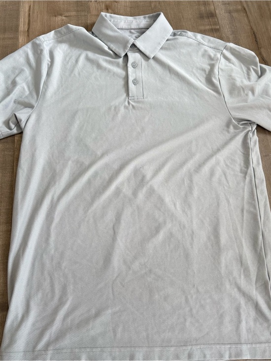 Under Armour Other - Under Armour Short Sleeve Polo Gray Micro Stitch Men Small Golf Performance Prep